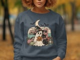 Spooky Camper Ghost Sweatshirt thumbnail 2