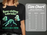 Bone-Chilling Labrador Ghost Dog Sweatshirt, Halloween Bella's Boo Crew Top thumbnail 6