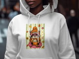 Cute Raccoon Fall Sweatshirt, Pumpkin Spice Latte Hoodie, Cozy Autumn Animal Tee, Heart Glasses Lover Apparel Gift thumbnail 4