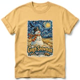 Gogh Snowman ~ Comfort Colors Premium Tee thumbnail 7