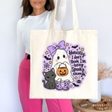 Not Spooky Enough Ghost Tote Bag thumbnail 7