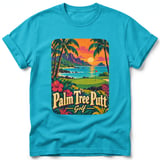 Palm Tree Putt ~ Comfort Colors Premium Tee thumbnail 5