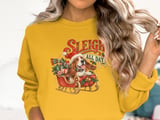 Sleigh All Day Basset Hound Tee thumbnail 9