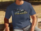 C-130 Hercules T-Shirt, Military Plane Tee, Air Force Gift, Aviation Lover, Veteran Day Apparel, Pilot Gift for Him thumbnail 2
