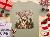 Meowy Christmas Rescue Mom Tee thumbnail 6