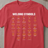 Welding Symbols Chart Tee thumbnail 3