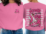 In October We Wear Pink Duck Sweatshirt thumbnail 2