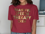Thankful Speech Therapy Crew Graphic Tee thumbnail 12
