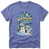Gogh Snow Day ~ Comfort Colors Premium Tee thumbnail 10