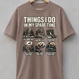 Things I Do In My Spare Time Hunting Tee thumbnail 1