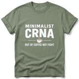 Minimalist CRNA Coffee Tee thumbnail 2