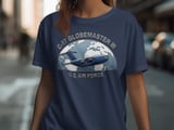 C-17 Globemaster III Air Force T-Shirt, Patriotic Military Aviation Tee, US Air Force Veteran Gift, Pilot Plane Graphic Crewneck Shirt thumbnail 2