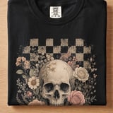 Vintage Floral Skull Tee thumbnail 5