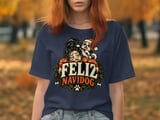 Feliz Navidog Dog Mom Tee thumbnail 12