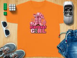Pink Cowgirl Birthday Girl Tee thumbnail 7