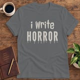 I Write Horror Softstyle Tee thumbnail 3