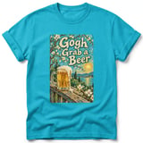 Gogh Grab a Beer ~ Comfort Colors Premium Tee thumbnail 5