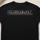 Pickleball Sport-Tek Performance Tee, Pastel Collegiate PICKLEBALL pickleball Typography, Court Apparel thumbnail 1