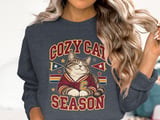 Cozy Cat Season Tee or Sweatshirt thumbnail 1