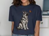 German Shepherd Butterfly Tee thumbnail 4