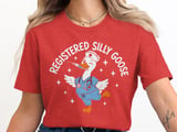 Nurse Silly Goose T-Shirt: Pediatric Cartoon Animal Humor, Registered Nursing Apparel thumbnail 6