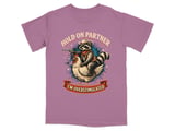 Overstimulated Raccoon Cowboy Graphic T-Shirt thumbnail 4
