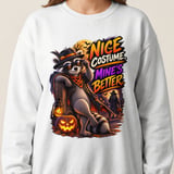 Nice Costume Randy the Raccoon Sweatshirt thumbnail 7