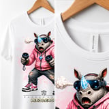 VR Rhino Gamer Shirt for Toddler, Funny Virtual Reality Gaming Tee, Kids Birthday Gift, Pixo League by Farron House thumbnail 7