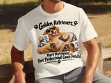 Golden Retriever Couch Potato Tee thumbnail 2