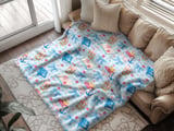 Coastal Book Lover Arctic Fleece Blanket thumbnail 4
