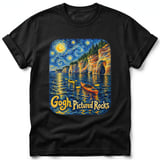 Gogh Pictured Rocks ~ Comfort Colors Premium Tee thumbnail 1