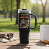 Grand Wagoneer Tumbler, The Waggy Tumbler, Off Road Car, Some Climb Mountains Tumbler, Car Lover Gift, Cars at Petralla Shop thumbnail 6