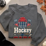 Hockey Papa Tee or Sweatshirt thumbnail 16