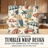 Coastal Surf Vintage Digital Design Size Bundle Png thumbnail 1