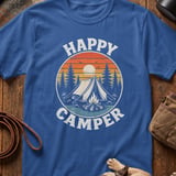 Retro Sunset Happy Camper T-Shirt thumbnail 4