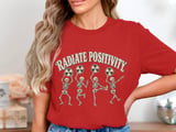 Radiate Positivity Skeleton T-Shirt: Funny Rad Tech, Radiology CT, Nurse School thumbnail 7