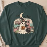 Spooky Camper Ghost Sweatshirt thumbnail 1