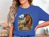 Horse And Dog Best Friends Tee thumbnail 6