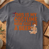 This Is My Costume Give Me A Beer Tee thumbnail 4