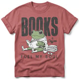 Books & Coffee Frog Tee thumbnail 10