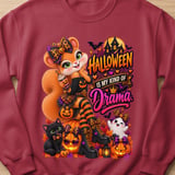 Halloween Drama Sally the Squirrel Sweatshirt thumbnail 3