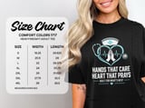 Hands That Care Heart That Prays Tee thumbnail 2