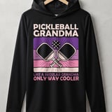 Pickleball Sport-Tek Performance Hood, Pickleball Grandma Like A Regular Grandma Only Way Cooler, Lightweight Hoodie thumbnail 1