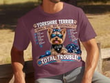 Yorkshire Terrier Total Trouble Tee thumbnail 7
