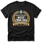 Best CRNA Dad Tee thumbnail 3