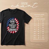 Being A Veteran's Wife Is An Honor Sunflower Flag T-Shirt thumbnail 6
