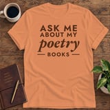 Ask Me About My Poetry Books Softstyle Tee thumbnail 9
