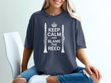 Keep Calm Blame the Reed Clarinet Tee thumbnail 4