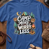 Camp More Worry Less T-Shirt thumbnail 5