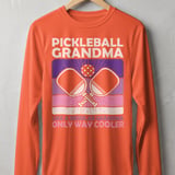 Pickleball Sport-Tek Long Sleeve Tee, Pickleball Grandma Like a Regular Grandma Only Way Cooler, Sun Shield Shirt thumbnail 4